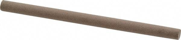 Value Collection - Round, Aluminum Oxide, Toolroom Finishing Stick - 4" Long x 1/4" Wide, Fine Grade - Best Tool & Supply