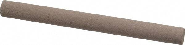 Value Collection - Round, Aluminum Oxide, Toolroom Finishing Stick - 4" Long x 3/8" Wide, Fine Grade - Best Tool & Supply