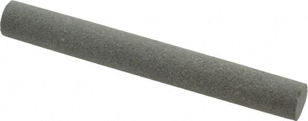 Value Collection - Round, Aluminum Oxide, Toolroom Finishing Stick - 4" Long x 1/2" Wide, Medium Grade - Best Tool & Supply