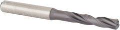 Kennametal - 1/4" 140° Spiral Flute Solid Carbide Screw Machine Drill Bit - Best Tool & Supply