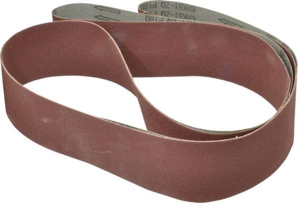 Tru-Maxx - 3" Wide x 132" OAL, 180 Grit, Aluminum Oxide Abrasive Belt - Aluminum Oxide, Very Fine, Coated - Best Tool & Supply