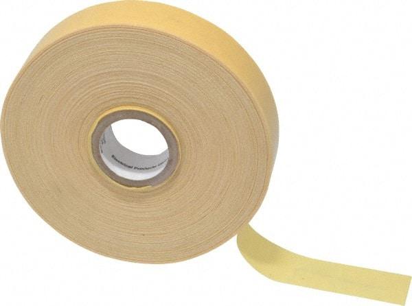 3M - 3/4" x 110', Yellow Cotton Cloth Electrical Tape - Series 2520, 8 mil Thick, 800 V/mil Dielectric Strength, 50 Lb./Inch Tensile Strength - Best Tool & Supply