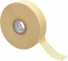 3M - 1" x 110', Yellow Cotton Cloth Electrical Tape - Series 2520, 8 mil Thick, 800 V/mil Dielectric Strength, 50 Lb./Inch Tensile Strength - Best Tool & Supply