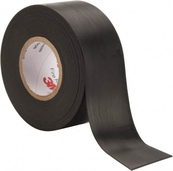 3M - 1-1/2" x 20', Black Rubber Electrical Tape - Series 77, 30 mil Thick - Best Tool & Supply