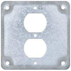 Cooper Crouse-Hinds - Electrical Outlet Box Steel Square Surface Cover - Best Tool & Supply