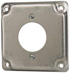 Cooper Crouse-Hinds - Electrical Outlet Box Steel Square Surface Cover - Best Tool & Supply