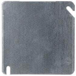 Cooper Crouse-Hinds - Electrical Outlet Box Steel Square Cover - Best Tool & Supply