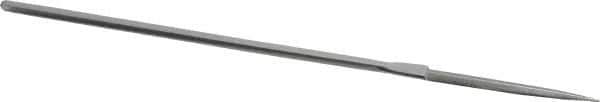 Strauss - 5-1/2" OAL Fine Barrette Needle Diamond File - 5/32" Wide x 1/16" Thick, 1-5/8 LOC, 91 Grit - Best Tool & Supply