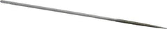 Strauss - 5-1/2" OAL Medium Square Needle Diamond File - 5/64" Wide x 5/64" Thick, 1-5/8 LOC, 126 Grit - Best Tool & Supply