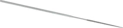 Strauss - 5-1/2" OAL Fine Round Needle Diamond File - 1/16" Wide x 1/16" Thick, 1-5/8 LOC, 91 Grit - Best Tool & Supply