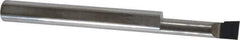 Accupro - 0.16" Min Bore Diam, 0.6" Max Bore Depth, 3/16 Shank Diam, Boring Bar - Right Hand Cut, Solid Carbide, Bright Finish - Exact Industrial Supply