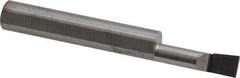 Accupro - 0.23" Min Bore Diam, 0.8" Max Bore Depth, 5/16 Shank Diam, Boring Bar - Right Hand Cut, Solid Carbide, Bright Finish - Exact Industrial Supply