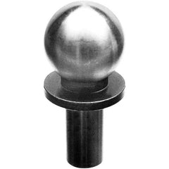 TE-CO - 1/2" Ball Diam, 1/4" Shank Diam, Alloy Steel Inspection Tooling Ball - Best Tool & Supply