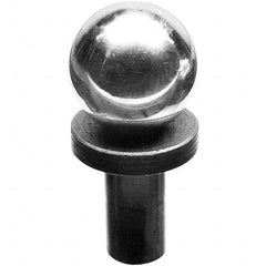 TE-CO - 1/2" Ball Diam, 1/4" Shank Diam, Stainless Steel Inspection Tooling Ball - Best Tool & Supply