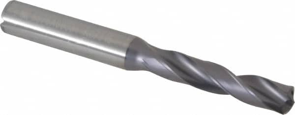 Kennametal - 21/64" 140° Spiral Flute Solid Carbide Screw Machine Drill Bit - Best Tool & Supply