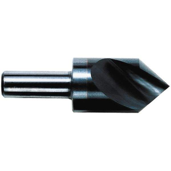 M.A. Ford - 1/8" Head Diam, 1/8" Shank Diam, 1 Flute 90° Solid Carbide Countersink - 1-1/2" OAL - Best Tool & Supply