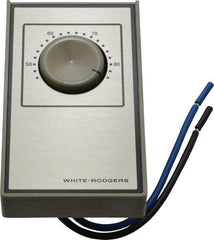 White-Rodgers - 40 to 85°F, Heat Only, Line Voltage Wall Thermostat - 120 to 277 Volts, SPST Switch - Best Tool & Supply