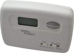 White-Rodgers - 45 to 99°F, 2 Heat, 1 Cool, Economy Digital Heat Pump Thermostat (Hardwired with Battery Back-Up) - 20 to 30 Volts, Electronic Switching Switch - Best Tool & Supply