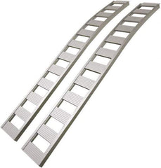 Erickson Manufacturing - 90" Long x 12" Wide, 1,500 Lb Capacity, Arched Truck Ramp - Aluminum, For All Vehicles - Best Tool & Supply