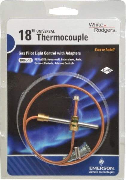 White-Rodgers - 18" Lead Length Universal Replacement HVAC Thermocouple - Universal Connection - Best Tool & Supply