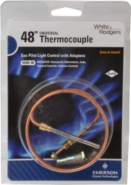 White-Rodgers - 48" Lead Length Universal Replacement HVAC Thermocouple - Universal Connection - Best Tool & Supply