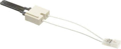 White-Rodgers - 120 VAC, 5 Amp, Two Terminal Receptacle with .093" Male Pins Connection, Silicon Carbide Hot Surface Ignitor - 9" Lead Length, For Use with Gas Burner - Best Tool & Supply