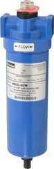 Parker - 1/2" Port, 11.28" High x 3.11" Wide, FRL Filter with Aluminum Bowl & Manual Drain - 50 SCFM, 250 Max psi, 175°F Max - Best Tool & Supply