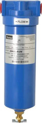 Parker - 1/2" Port, 11.28" High x 3.11" Wide, FRL Filter with Aluminum Bowl & Manual Drain - 50 SCFM, 500 Max psi, 175°F Max - Best Tool & Supply