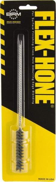 Brush Research Mfg. - 0.433" to 0.472" Bore Diam, 0.8333333 Grit, Aluminum Oxide Flexible Hone - Extra Fine, 8" OAL - Best Tool & Supply