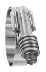 IDEAL TRIDON - Stainless Steel Auto-Adjustable Worm Drive Clamp - 5/8" Wide x 5/8" Thick, 7-1/4" Hose, 7-1/4 to 8-1/8" Diam - Best Tool & Supply