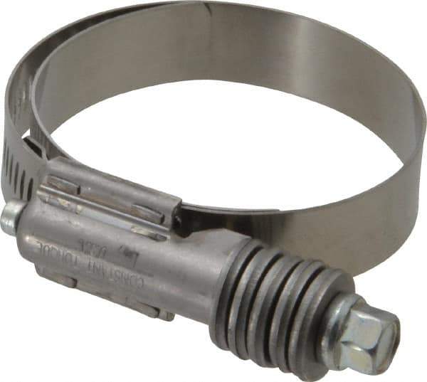 IDEAL TRIDON - Steel Auto-Adjustable Worm Drive Clamp - 5/8" Wide x 5/8" Thick, 1-3/4" Hose, 1-3/4 to 2-5/8" Diam - Best Tool & Supply