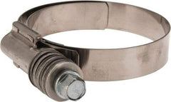 IDEAL TRIDON - Steel Auto-Adjustable Worm Drive Clamp - 5/8" Wide x 5/8" Thick, 2-1/4" Hose, 2-1/4 to 3-1/8" Diam - Best Tool & Supply