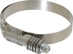 IDEAL TRIDON - Steel Auto-Adjustable Worm Drive Clamp - 5/8" Wide x 5/8" Thick, 2-3/4" Hose, 2-3/4 to 3-5/8" Diam - Best Tool & Supply