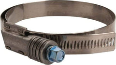 IDEAL TRIDON - Steel Auto-Adjustable Worm Drive Clamp - 5/8" Wide x 5/8" Thick, 3-3/4" Hose, 3-3/4 to 4-5/8" Diam - Best Tool & Supply