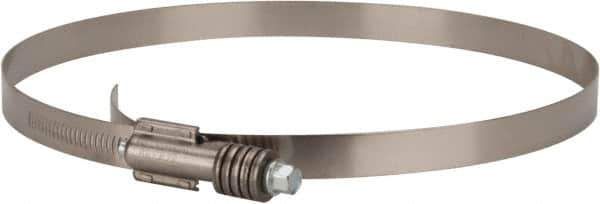 IDEAL TRIDON - Steel Auto-Adjustable Worm Drive Clamp - 5/8" Wide x 5/8" Thick, 8-1/4" Hose, 8-1/4 to 9-1/8" Diam - Best Tool & Supply