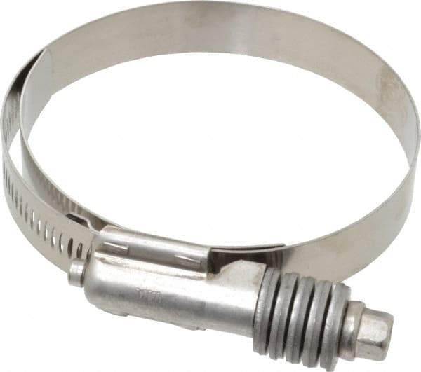 IDEAL TRIDON - Stainless Steel Auto-Adjustable Worm Drive Clamp - 5/8" Wide x 5/8" Thick, 2-3/4" Hose, 2-3/4 to 3-5/8" Diam - Best Tool & Supply