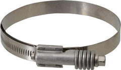 IDEAL TRIDON - Stainless Steel Auto-Adjustable Worm Drive Clamp - 5/8" Wide x 5/8" Thick, 3-3/4" Hose, 3-3/4 to 4-5/8" Diam - Best Tool & Supply