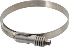 IDEAL TRIDON - Stainless Steel Auto-Adjustable Worm Drive Clamp - 5/8" Wide x 5/8" Thick, 4-1/4" Hose, 4-1/4 to 5-1/8" Diam - Best Tool & Supply