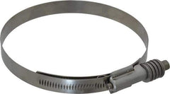 IDEAL TRIDON - Stainless Steel Auto-Adjustable Worm Drive Clamp - 5/8" Wide x 5/8" Thick, 4-3/4" Hose, 4-3/4 to 5-5/8" Diam - Best Tool & Supply