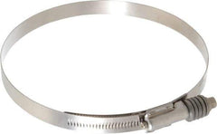 IDEAL TRIDON - Stainless Steel Auto-Adjustable Worm Drive Clamp - 5/8" Wide x 5/8" Thick, 6-1/4" Hose, 6-1/4 to 7-1/8" Diam - Best Tool & Supply