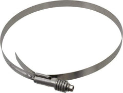 IDEAL TRIDON - Stainless Steel Auto-Adjustable Worm Drive Clamp - 5/8" Wide x 5/8" Thick, 8-1/4" Hose, 8-1/4 to 9-1/8" Diam - Best Tool & Supply