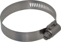 IDEAL TRIDON - SAE Size 36, 1-13/16 to 2-3/4" Diam, Stainless Steel MS Series MIL-Spec Worm Drive Clamp - 1/2" Wide, Material Grade 300 SERIES, Series MS Mil Spec - Best Tool & Supply