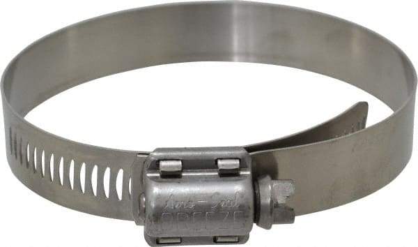 IDEAL TRIDON - SAE Size 48, 2-9/16 to 3-1/2" Diam, Stainless Steel MS Series MIL-Spec Worm Drive Clamp - 1/2" Wide, Material Grade 300 SERIES, Series MS Mil Spec - Best Tool & Supply