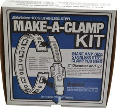 Made in USA - 2" Diam, Hose Clamp Kit - Best Tool & Supply