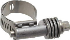 IDEAL TRIDON - Stainless Steel Auto-Adjustable Worm Drive Clamp - 1/2" Wide x 1/2" Thick, 9/16" Hose, 9/16 to 1-1/16" Diam - Best Tool & Supply