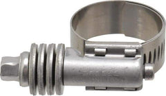 IDEAL TRIDON - Stainless Steel Auto-Adjustable Worm Drive Clamp - 1/2" Wide x 1/2" Thick, 11/16" Hose, 11/16 to 1-1/4" Diam - Best Tool & Supply