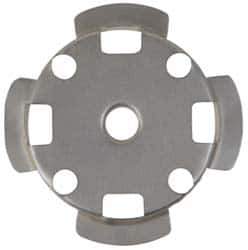 Divine Brothers - Buffing Wheel Center Plate - 1/2" ID x 3" OD, 3" Buff Center Diam - Best Tool & Supply