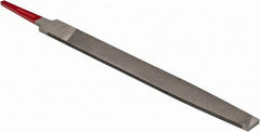 Simonds File - 6" Long, Smooth Cut, Flat American-Pattern File - Double Cut, Tang - Best Tool & Supply