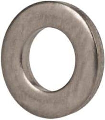 Made in USA - #5 Screw, Grade 300 Stainless Steel Standard Flat Washer - 0.128" ID x 0.238" OD, 0.032" Thick, Passivated Finish, Meets Military Specifications - Best Tool & Supply