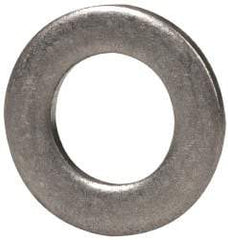 Made in USA - #8 Screw, Grade 300 Stainless Steel Standard Flat Washer - 0.169" ID x 0.304" OD, 0.032" Thick, Passivated Finish, Meets Military Specifications - Best Tool & Supply